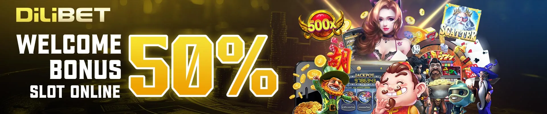 Bonus New Member 50% Slot Online