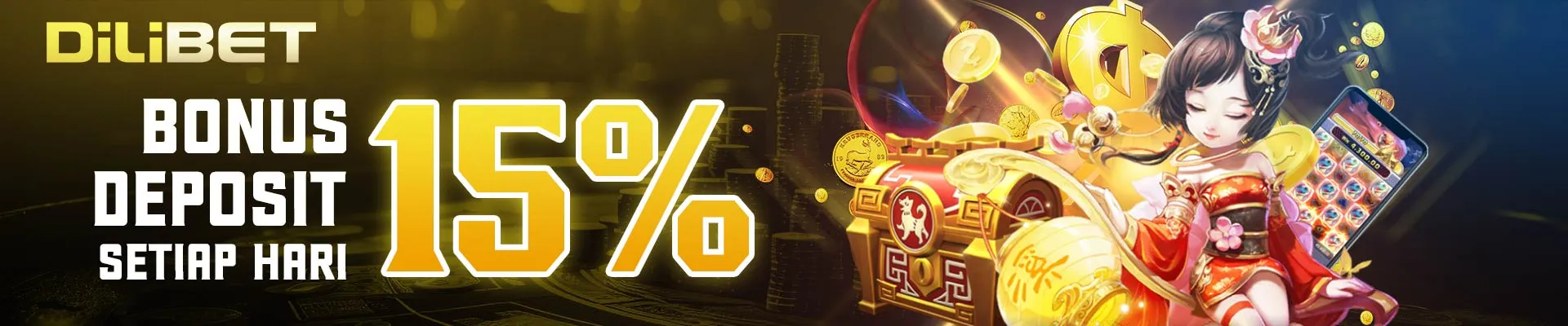 Bonus Deposit Setiap Hari 15%