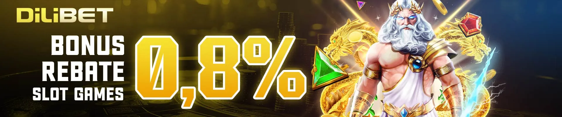 Bonus Rebate 0.8% Slot Games